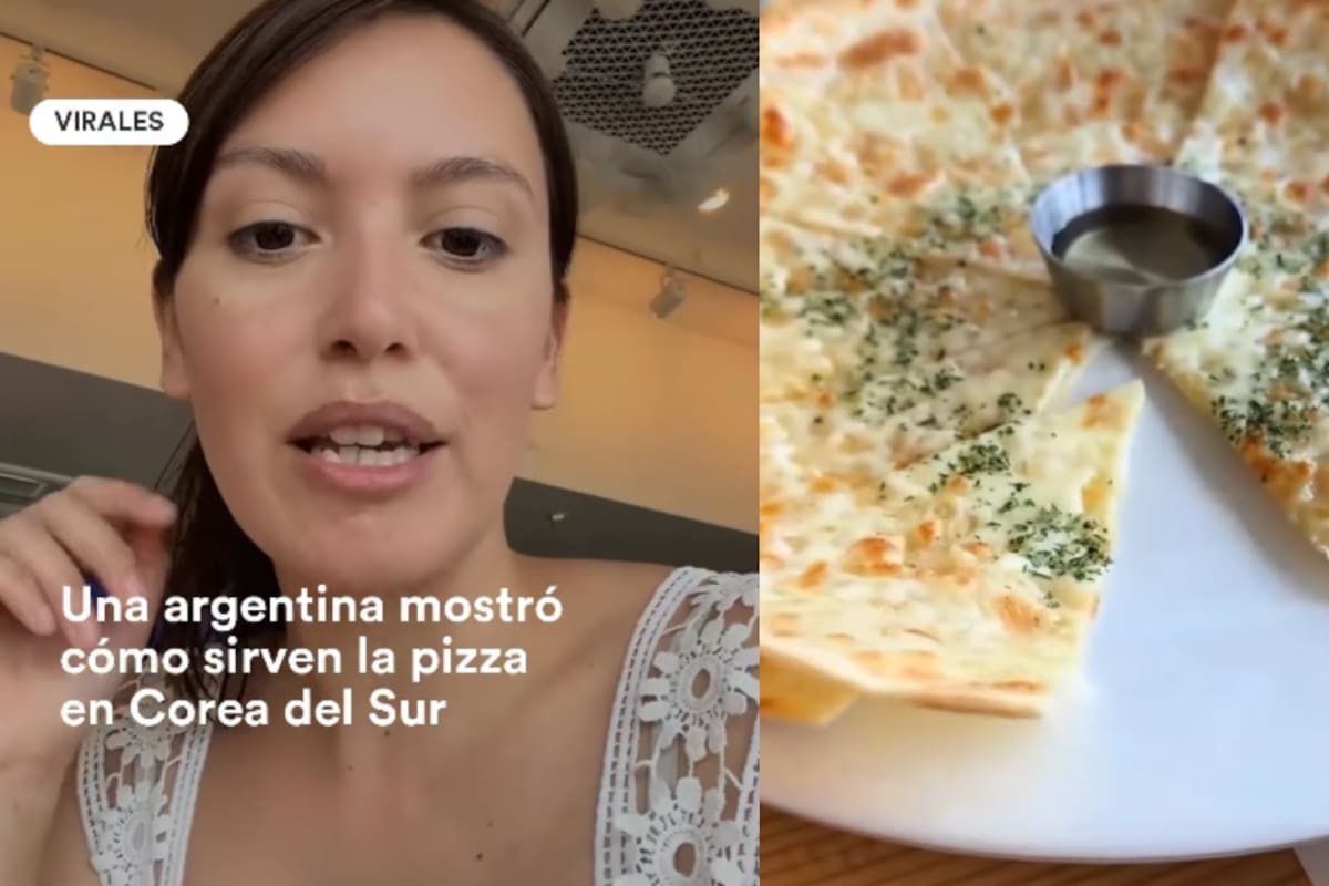 ‘Parece lámina de aluminio’: argentina queda sorprendida al descubrir cómo son las pizzas en Corea del Sur