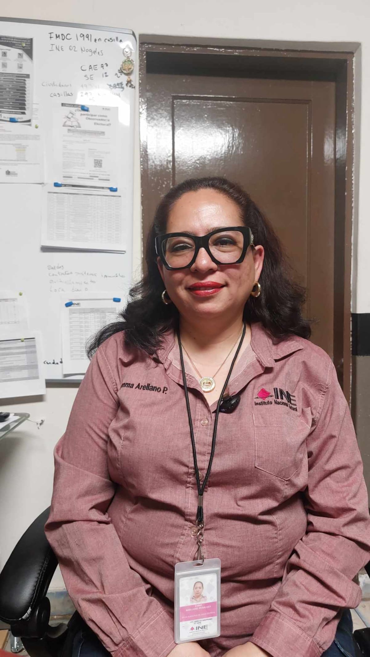 Ema Arellano Peñaloza, Vocal Ejecutiva del Consejo, informó que las 298 casillas fueron instaladas correctamente. Foto: Manuel Jiménez