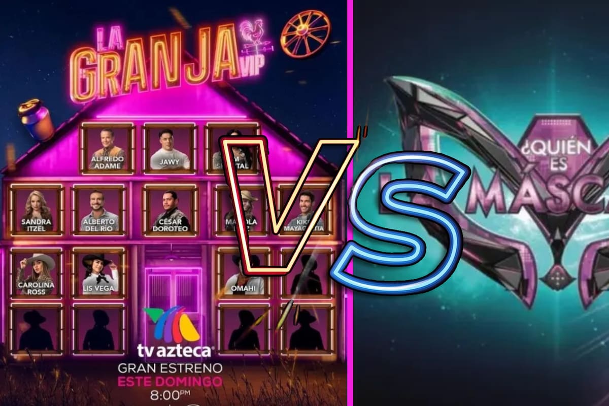 ¿Quién es la Máscara? vs. La Granja VIP: ¿Qué reality show tuvo mayor rating en su estreno?