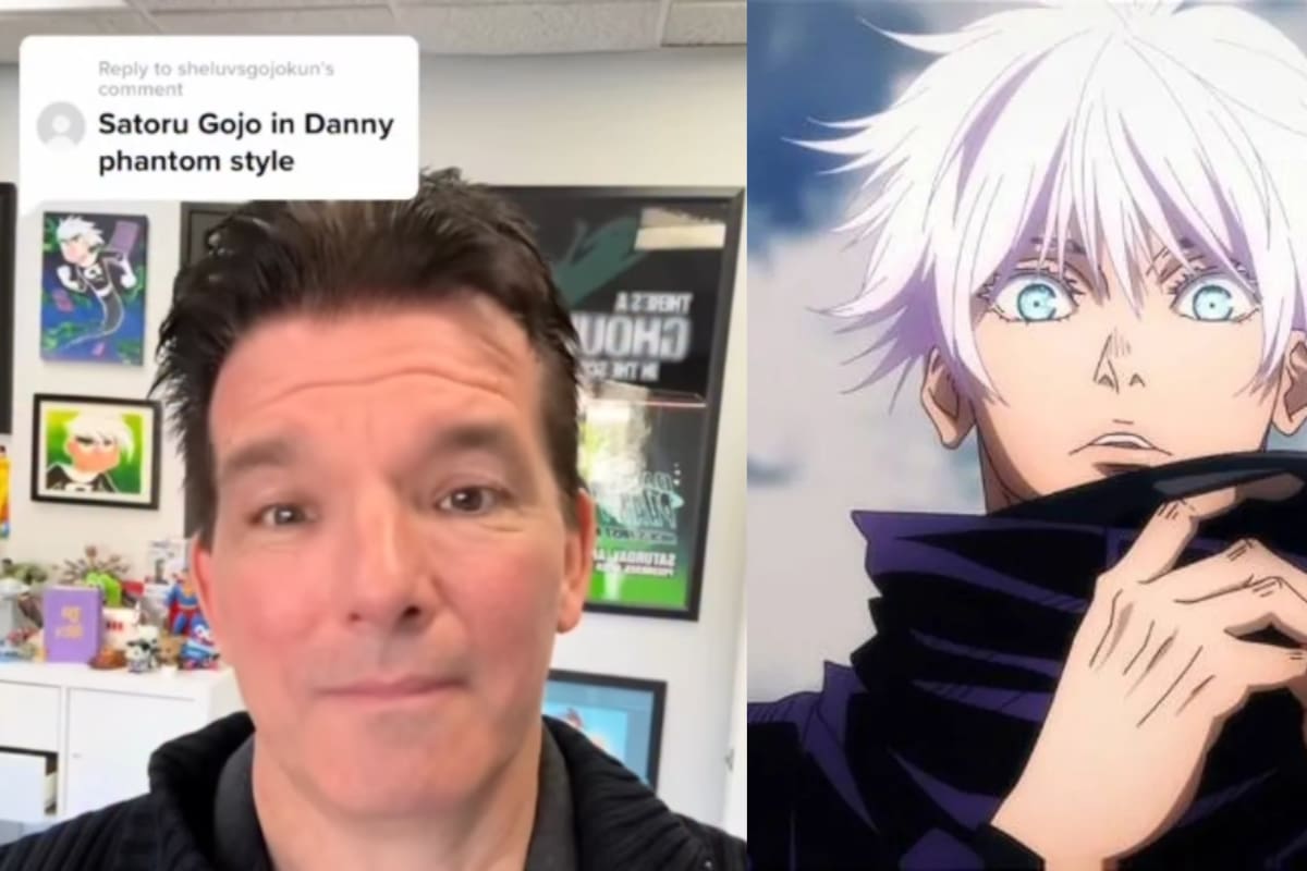 Así se vería Satoru Gojo en el mundo de Danny Phantom: ilustrado por Butch Hartman