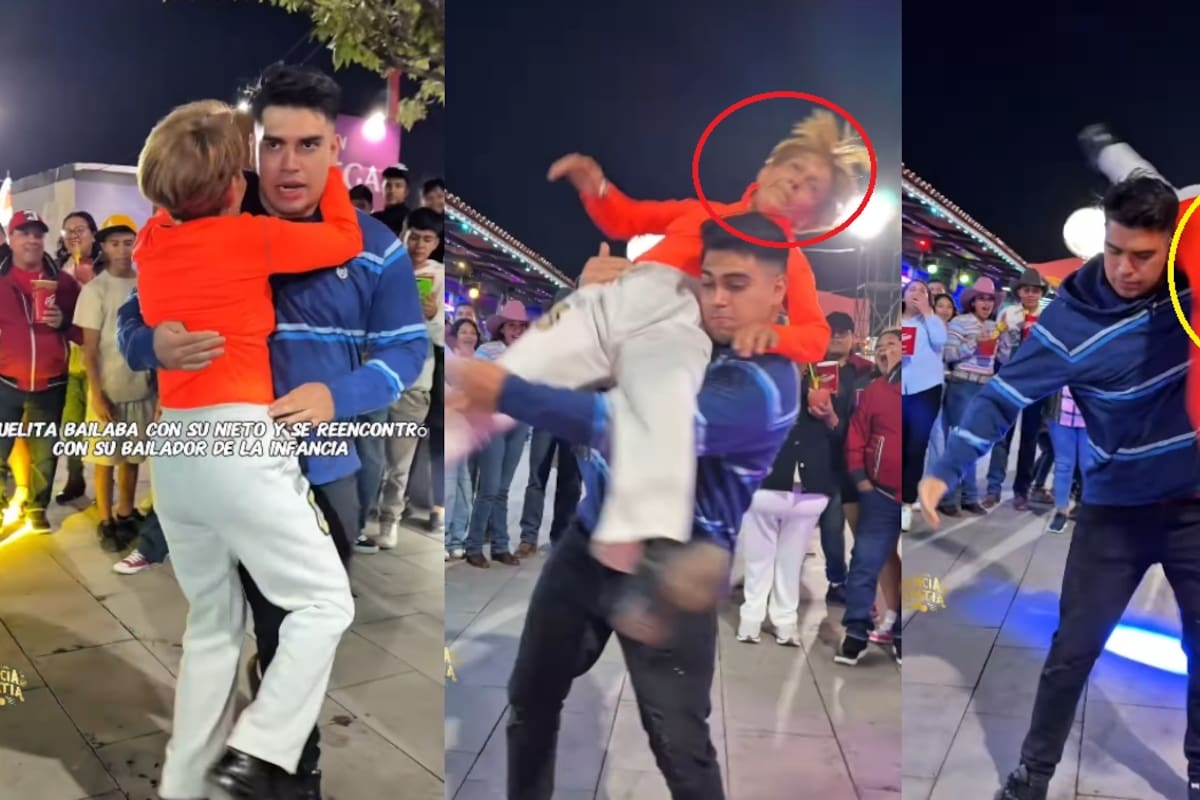 Abuela baila quebradita con marometas y deja a todos impresionados