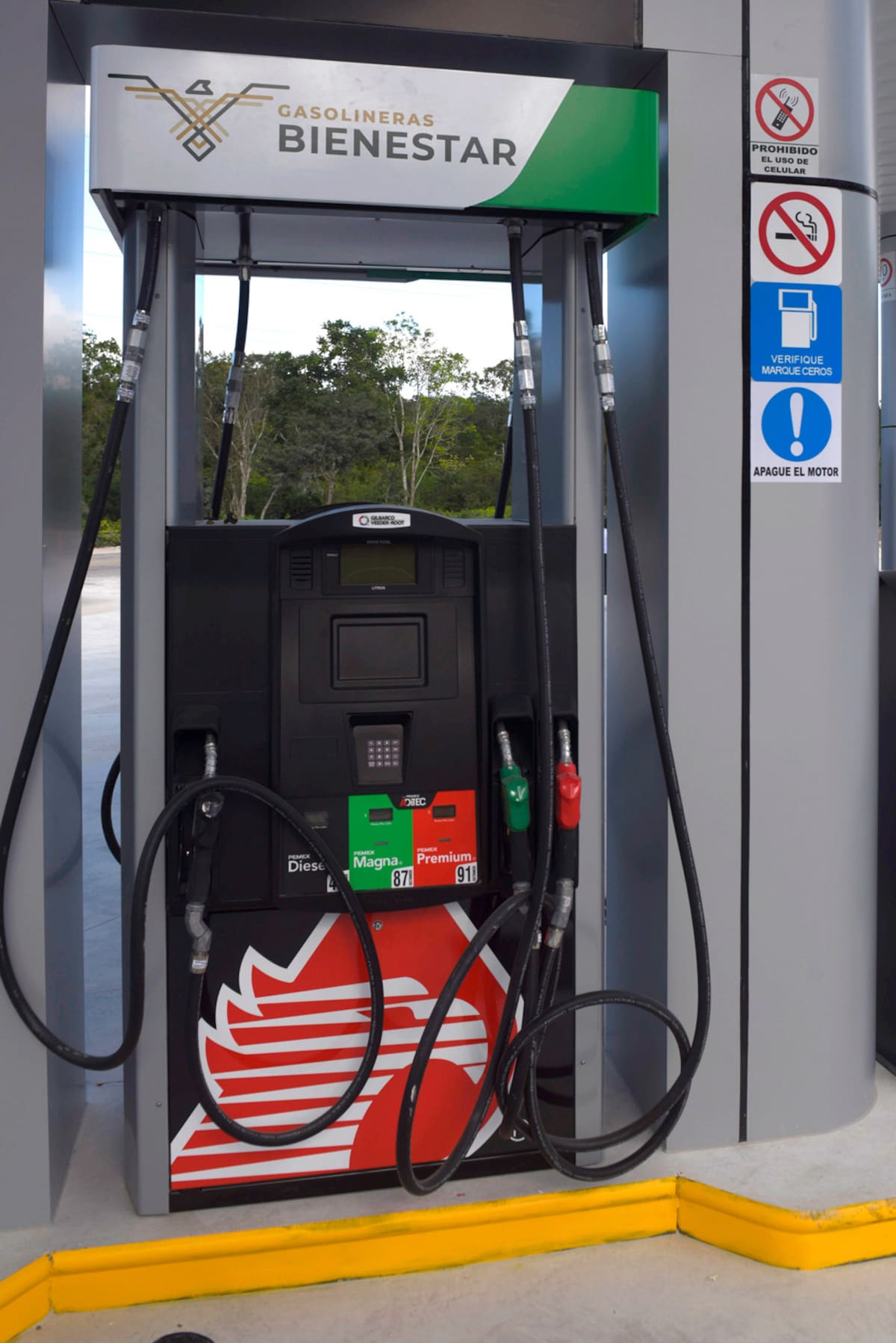 Gasolineras Bienestar. FOto: Especial