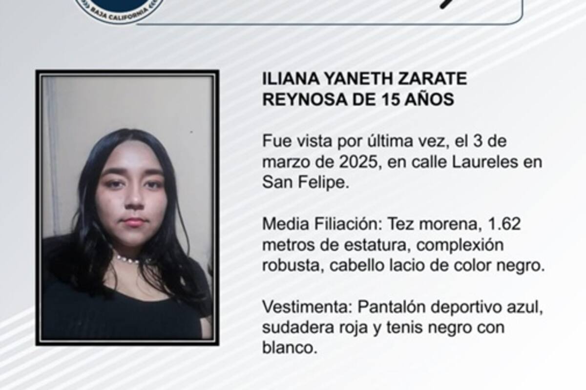 Familiares buscan a Iliana Yaneth Zarate Reynosa