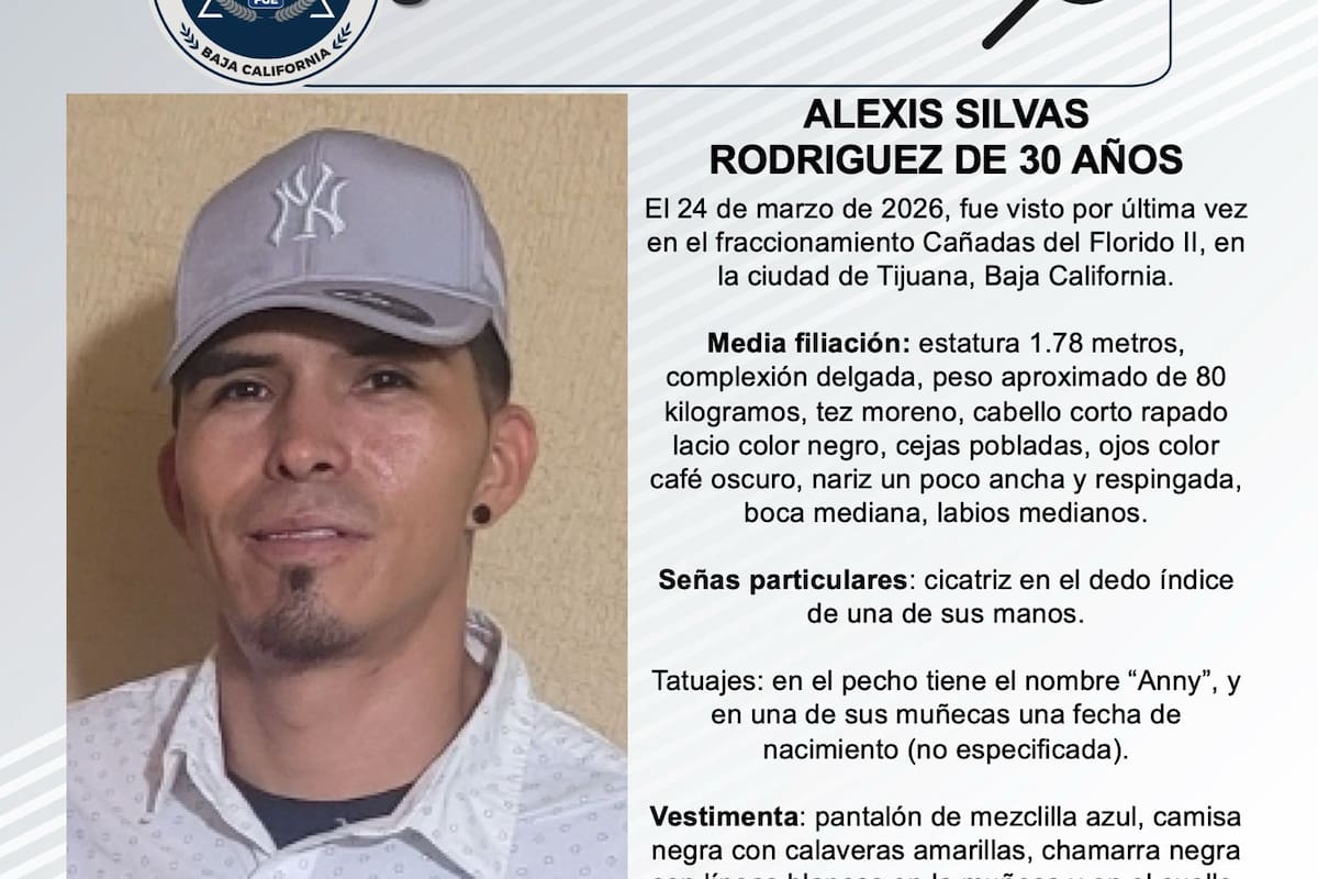 Se busca a Alexis Silvas Rodríguez de 30 años