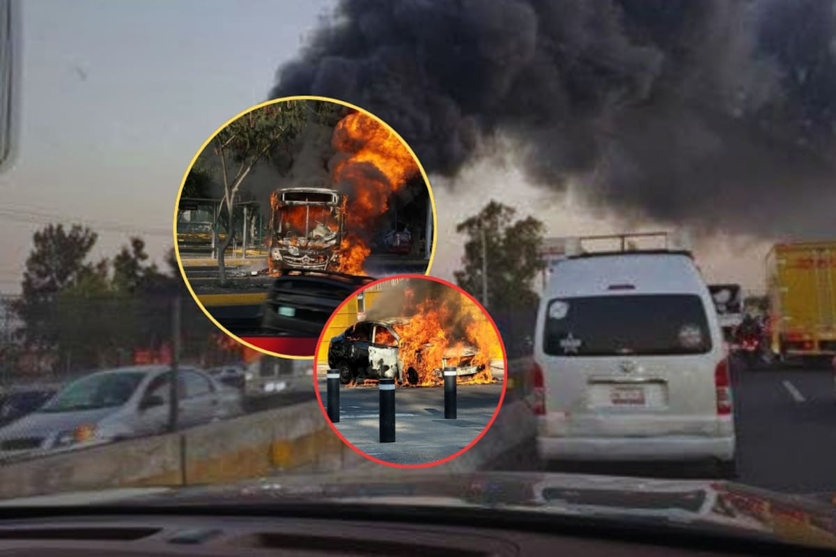Código rojo en Jalisco: Bloqueos carreteros y quema de vehículos; incidentes también se reportan en Michoacán