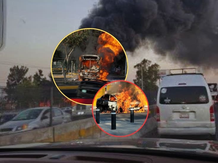 Código rojo en Jalisco: Bloqueos carreteros y quema de vehículos; incidentes también se reportan en Michoacán