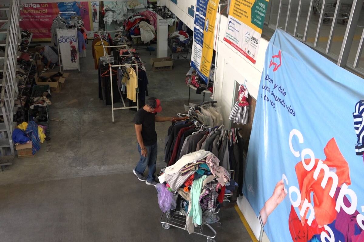 Banco de Ropa necesita prendas para hombre