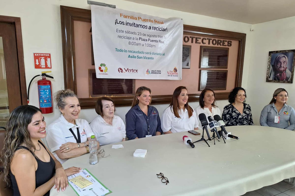 Invitan abuelitos del Asilo San Vicente a sumarse y apoyar campaña de reciclaje