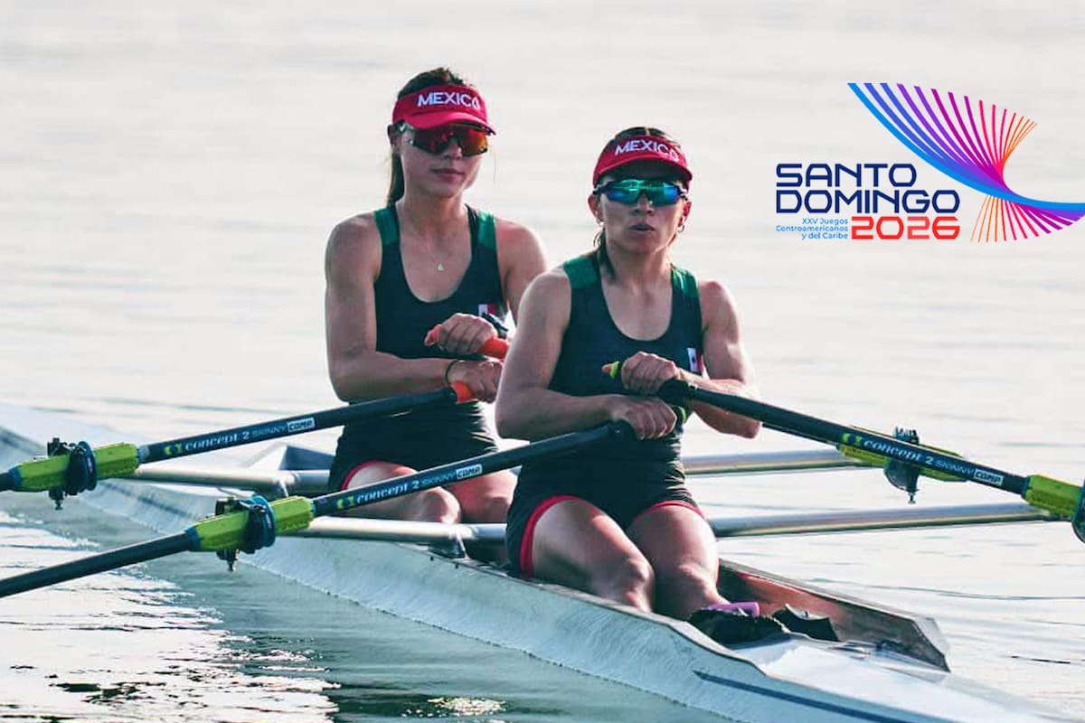Melissa Márquez y Aylin Ibarra le dan a México su primer oro en Santo Domingo 2026 en doble par de remos cortos peso ligero femenino