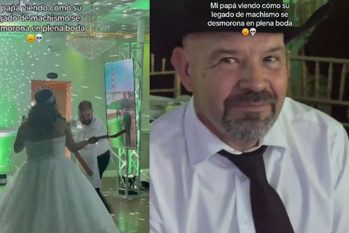 “Mi padre viendo cómo su legado de machismo se desmorona”: papá presencia show con cinto en la boda de su hijo y no le parece gracioso
