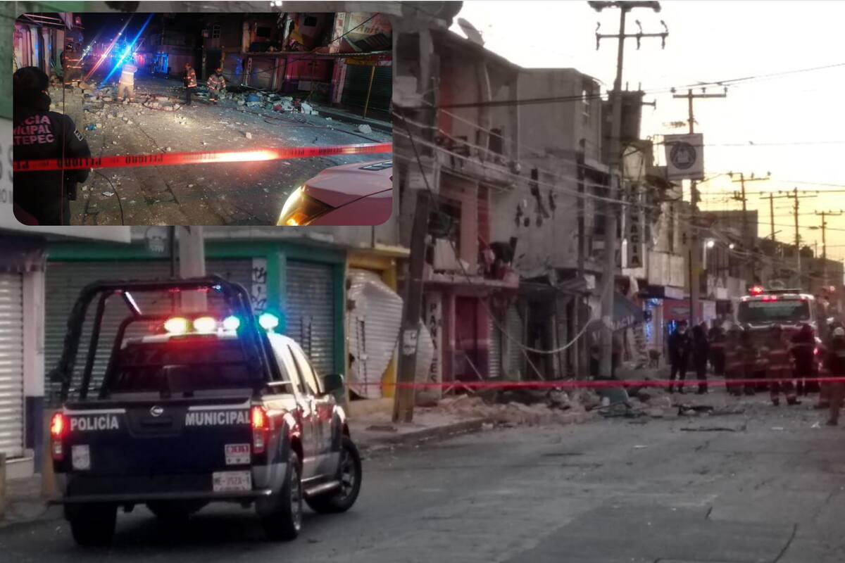 Explosión de gas en Ecatepec deja seis heridos