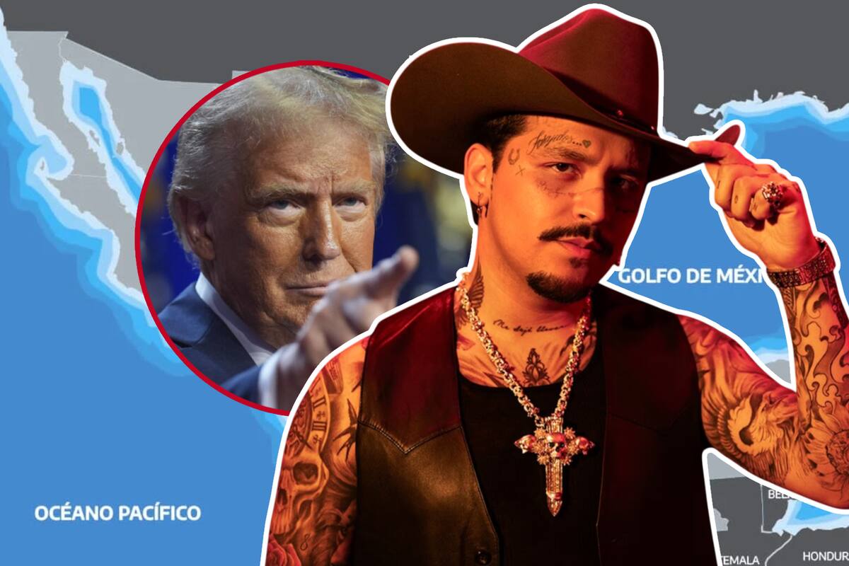 Christian Nodal es el “Golfo de México”, bromean usuarios tras declaraciones de Donald Trump