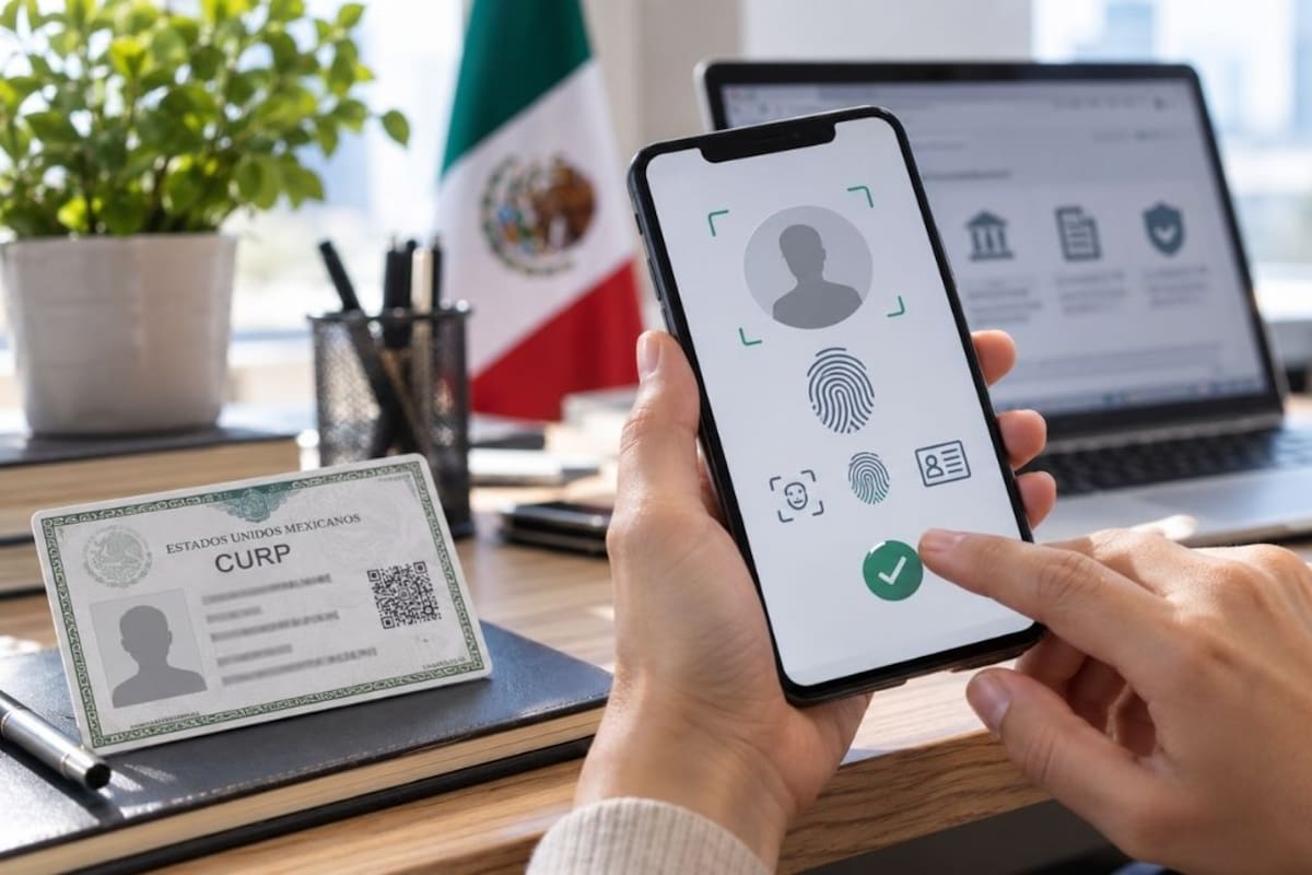Diferencias entre la CURP Digital y Biométrica; así usará la Agencia de Transformación Digital las huellas dactilares y fotografía para autorizar la apertura de cuentas bancarias por internet sin acudir a una sucursal