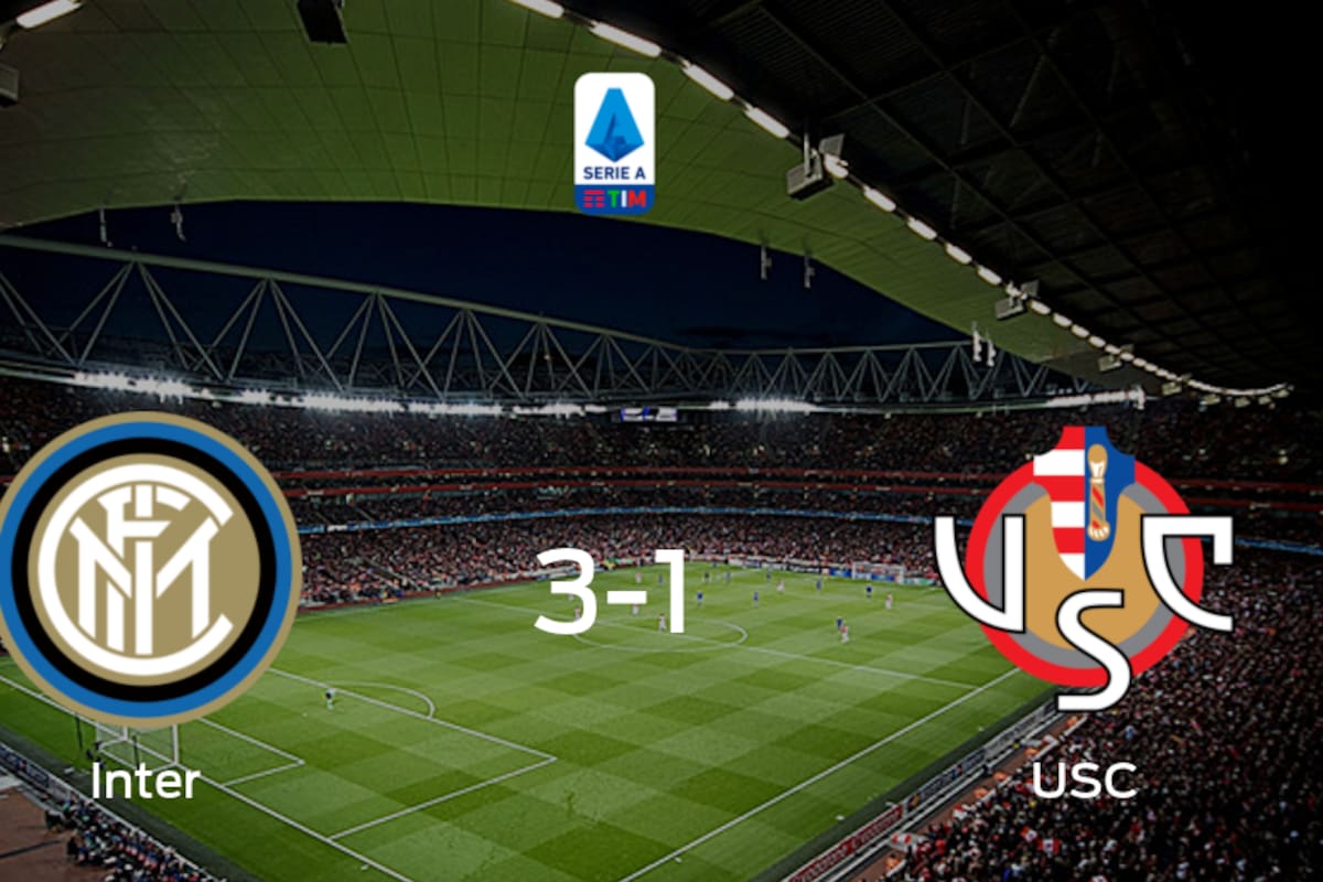 Los tres puntos se quedan en casa: Inter 3-1 Cremonese