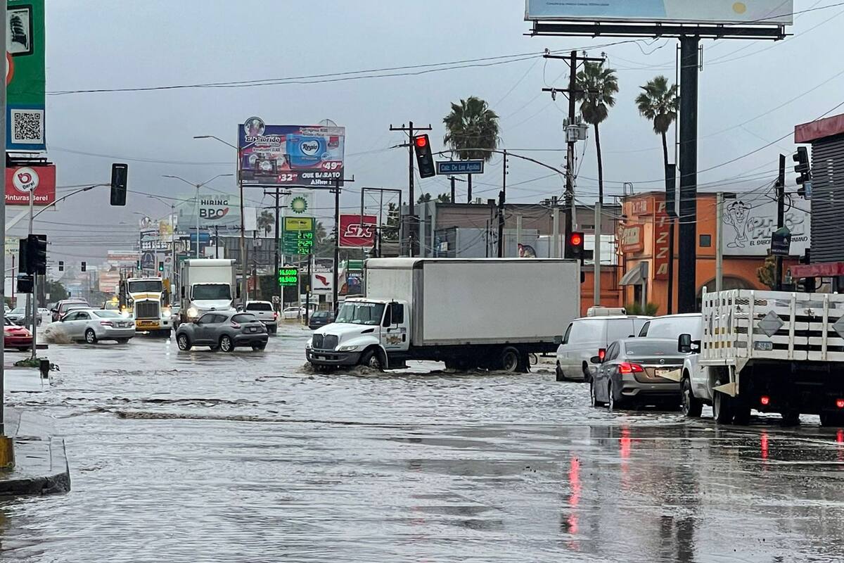 Lloverá hoy 50% de lo esperado en el mes
