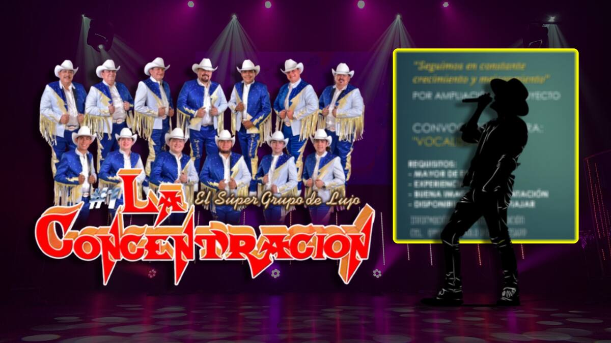 “Por ampliación de proyecto”, La Concentración comparte convocatoria en sus redes sociales en busca de nuevos vocalistas