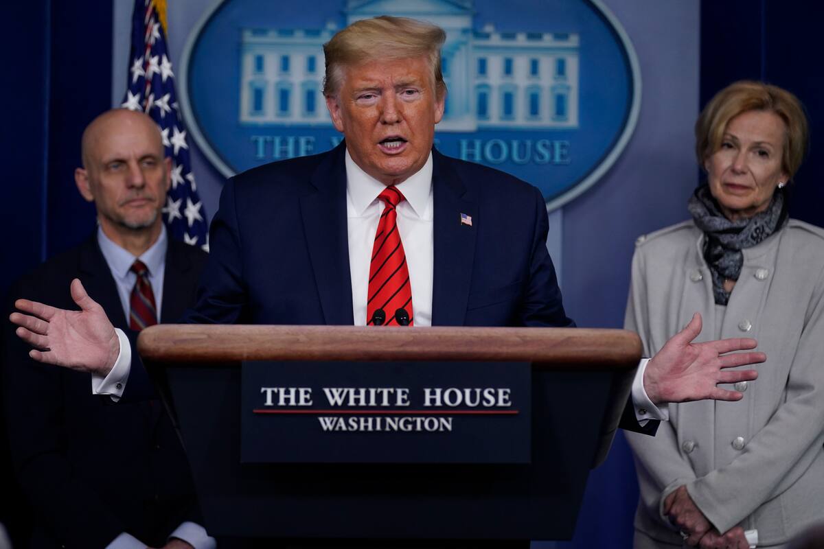 Donald Trump anuncia despliegue de la Guardia Nacional para combatir el coronavirus