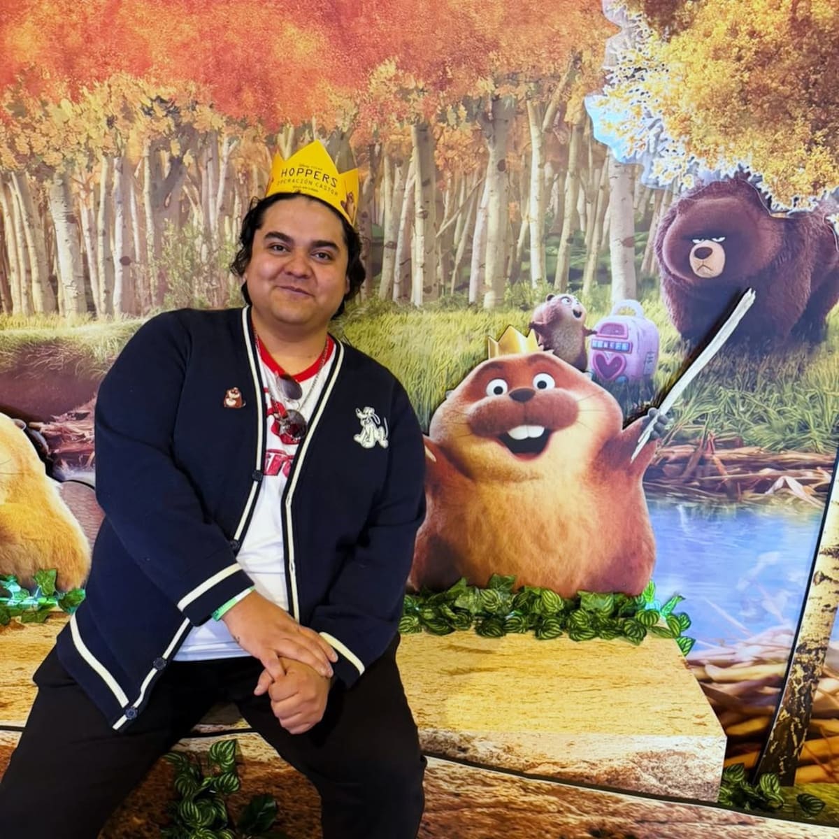 El actor de doblaje da vida a “Rey George” en “Hoppers: Operación Castor” Foto: Cortesía