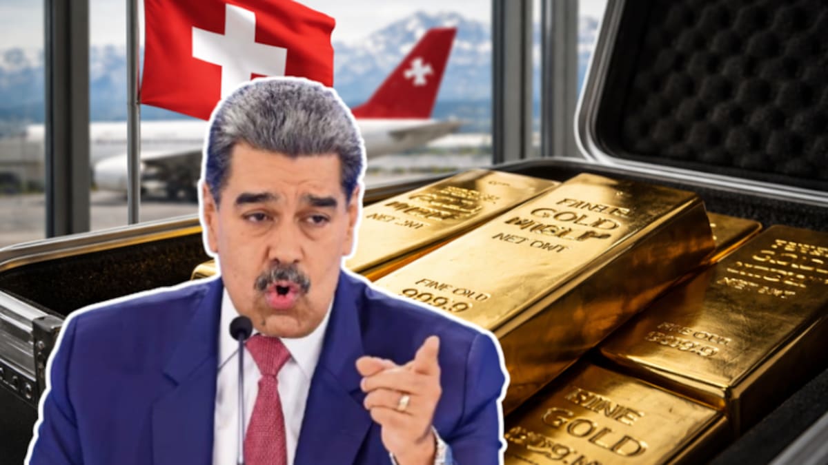 Maduro contrabandeó más de 100 toneladas de oro a Suiza para evitar colapso económico en los primeros años de presidente