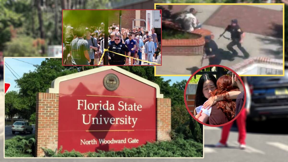 Tiroteo en universidad de Florida deja al menos cuatro heridos y provoca caos en el campus. FOTO: Especial