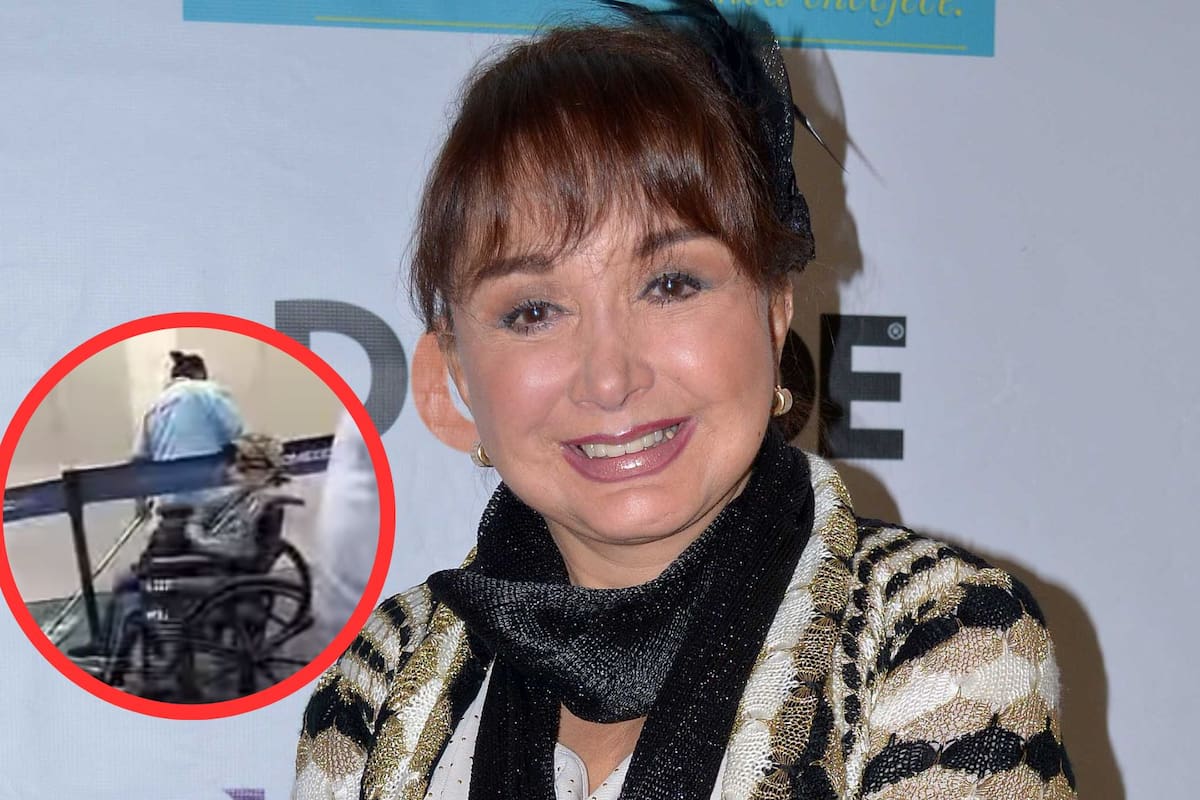 Captan a “La Chilindrina” en silla de ruedas en el aeropuerto: ¿qué le pasó?