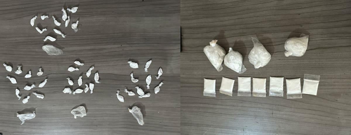 Imagen ilustrativa de cocaína decomisada. | Foto: Fiscalía de Chihuahua.