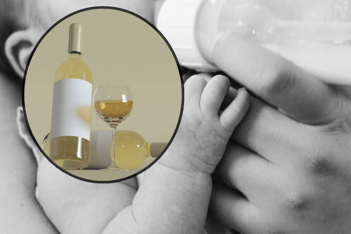 Abuelita da vino a bebé por error y acaba con coma etílico en Italia