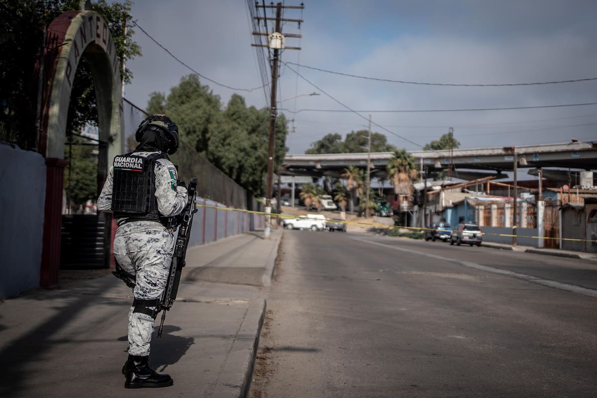 La víctima presentaba huellas de violencia y no tenía signos vitales. Foto: Border Zoom