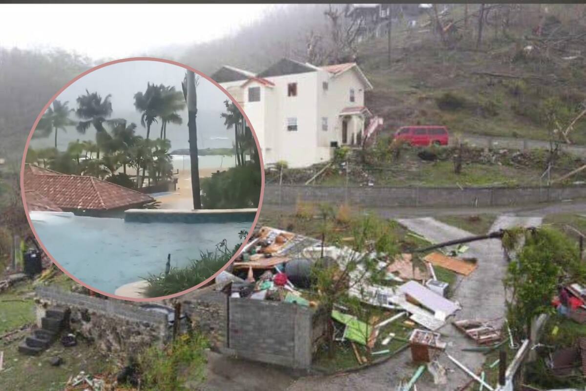 Así pega el Huracán Beryl y daña el Caribe, ¿viene hacia México?