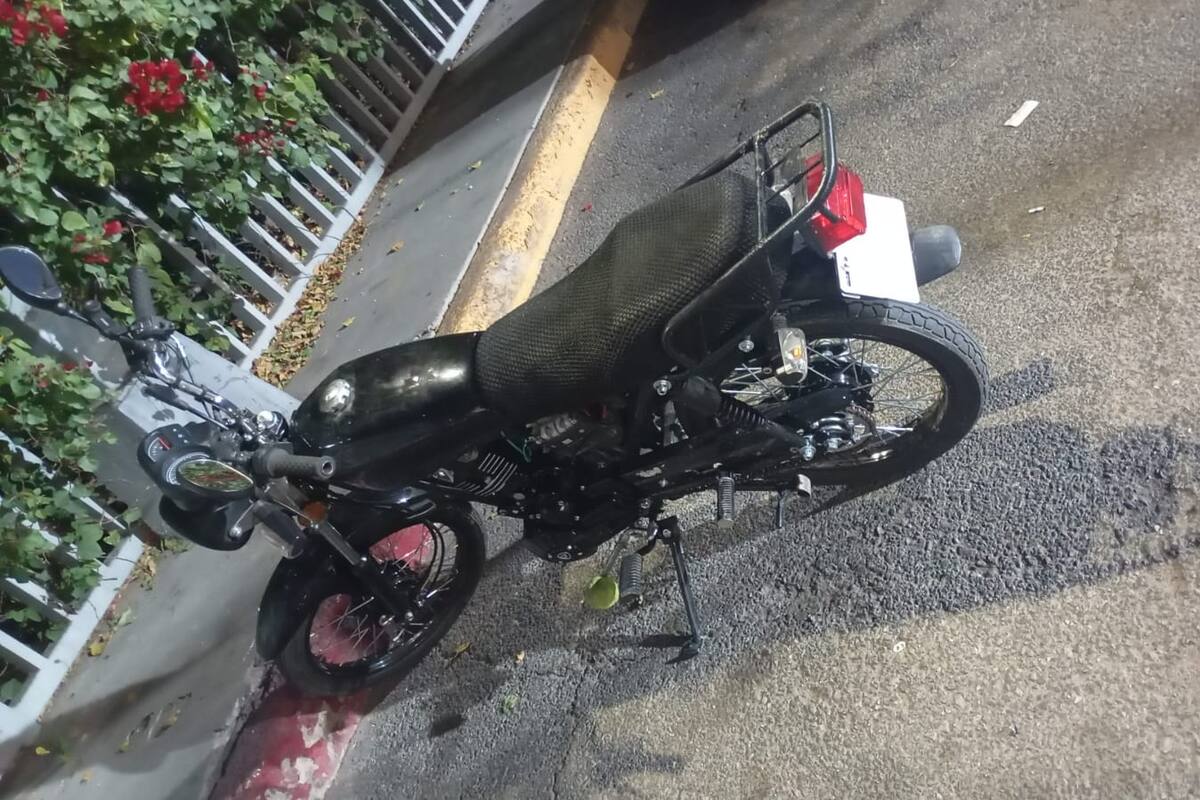 Arrestan a hombre con motocicleta robada en Santa Rosalía