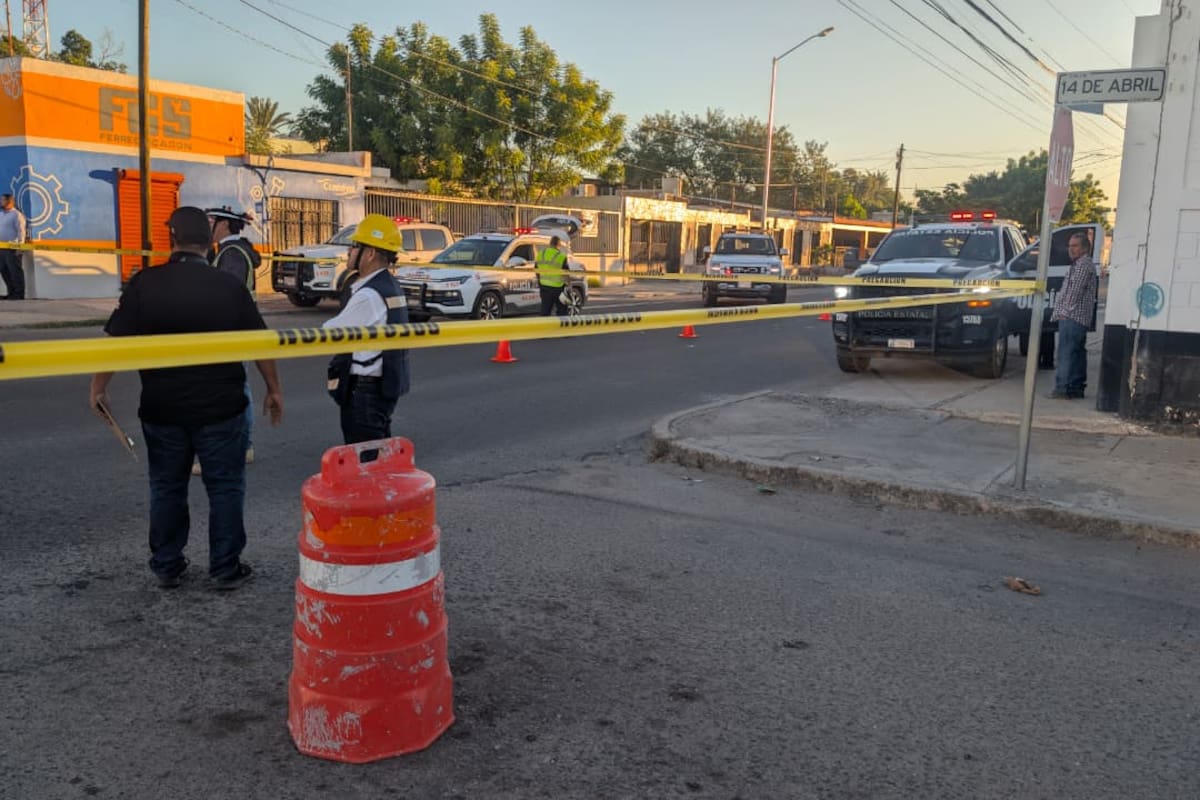 Una persona muere por una descarga eléctrica mientras pintaba un poste de alumbrado público en Hermosillo; realizaba trabajos para un proveedor externo