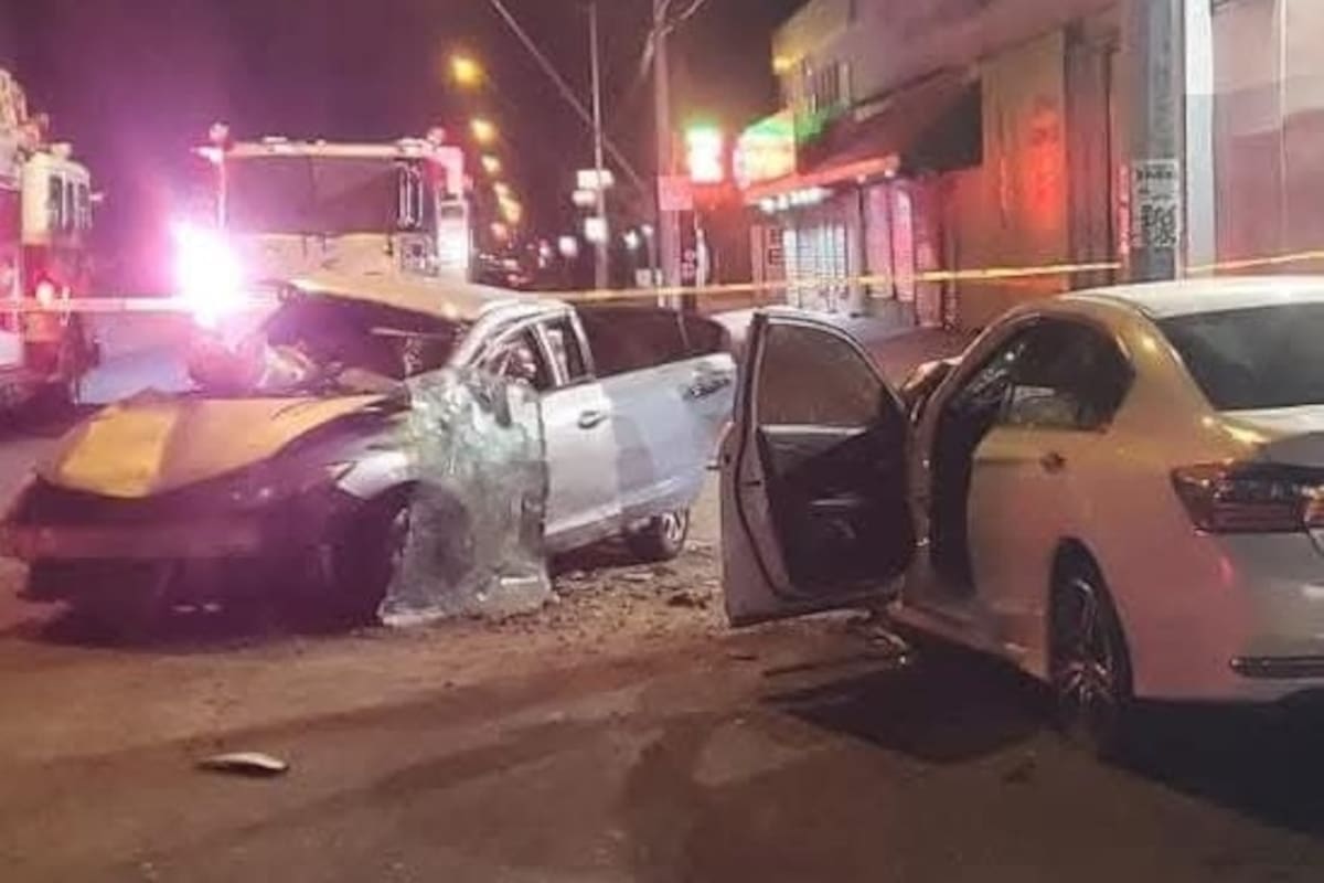Hermanas mueren en brutal choque en el fraccionamiento Paseo de las Flores
