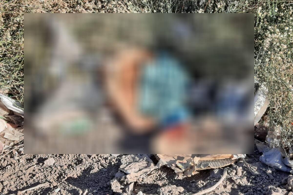 Encuentran cadáver maniatado dentro de un dren