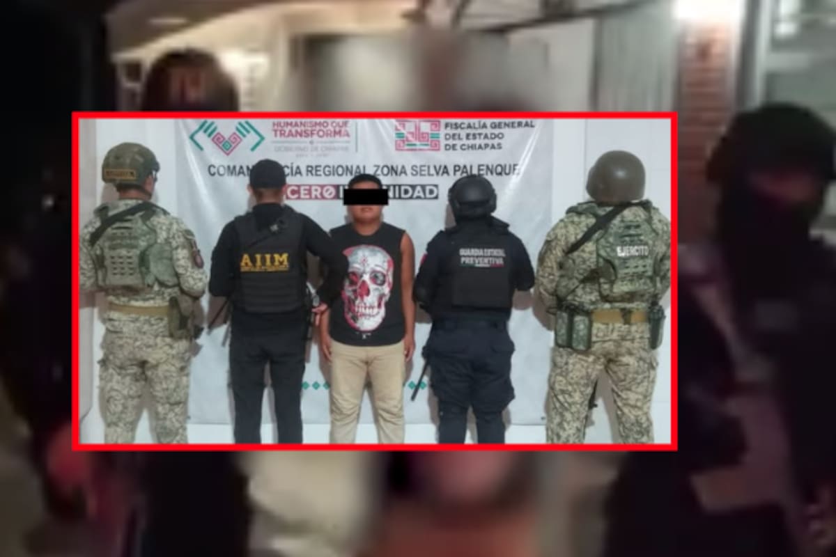 Capturan a presunto acosador de menor en Chiapas: Fiscalía ejecuta orden judicial