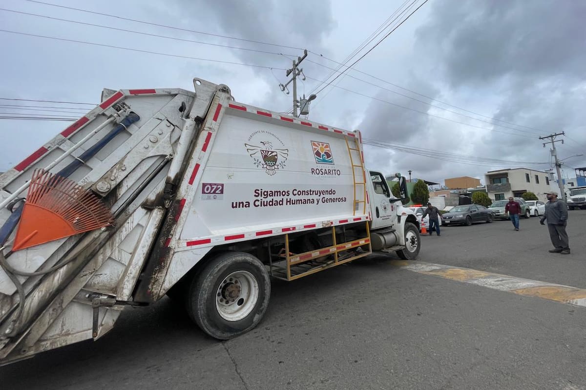 Basura pesada en Rosarito: la recogen por colonias o con cita previa