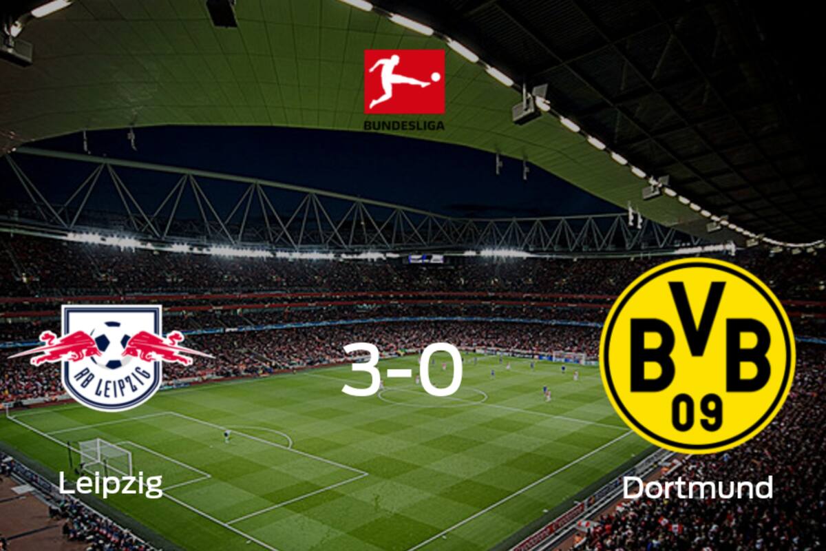 Tres puntos para el casillero de RB Leipzig tras pasar por encima de Borussia Dortmund (3-0)