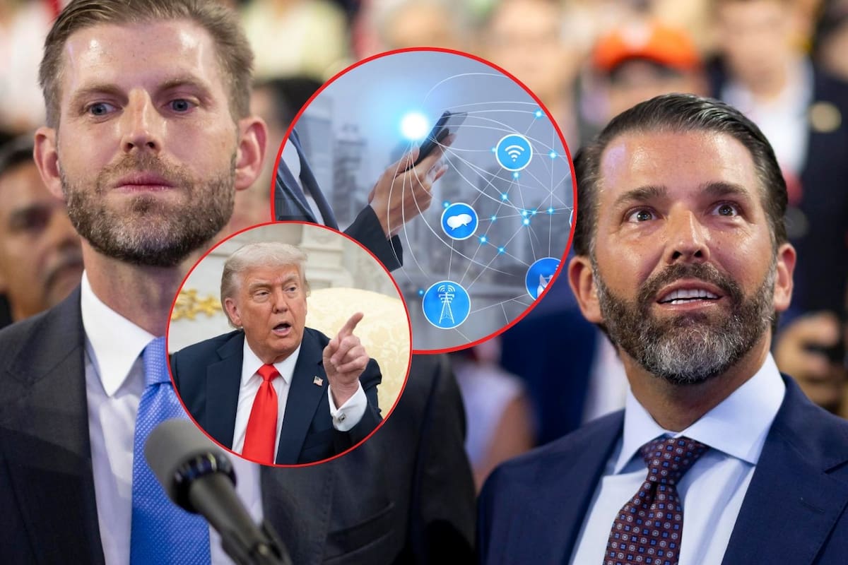 ‘Trump Mobile’: Hijos de Donald Trump lanzan nuevo servicio de telefonía en EEUU y celular dorado T1