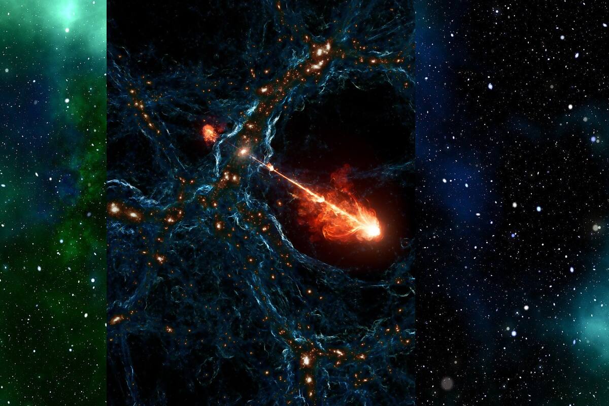 Encuentran megaestructura de chorros cósmicos que miden lo que 140 vías lácteas