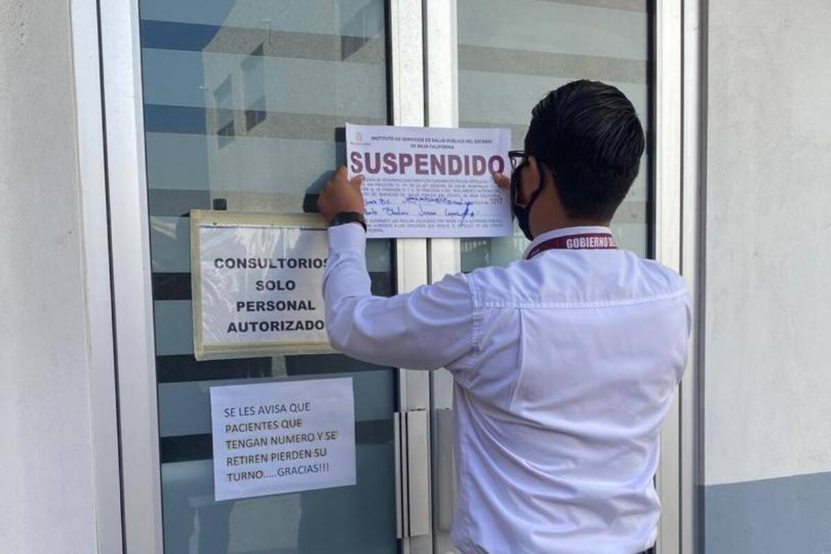 Clausura la Coepris Servicios Médicos de Tijuana por riesgo
