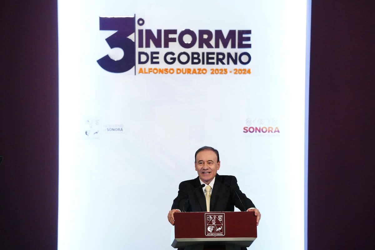 Tercer Informe de Gobierno de Alfonso Durazo: Puntos más importantes y proyectos que destacó