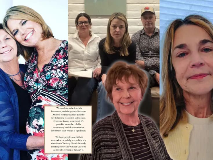 Caso Nancy Guthrie: Savannah Guthrie suplica ayuda para encontrar a su madre desaparecida en Arizona; pide revisar cámaras, mensajes y recuerdos para hallar cualquier pista “por pequeña que sea”, acepta que podría haber muerto y ofrece recompensa por información