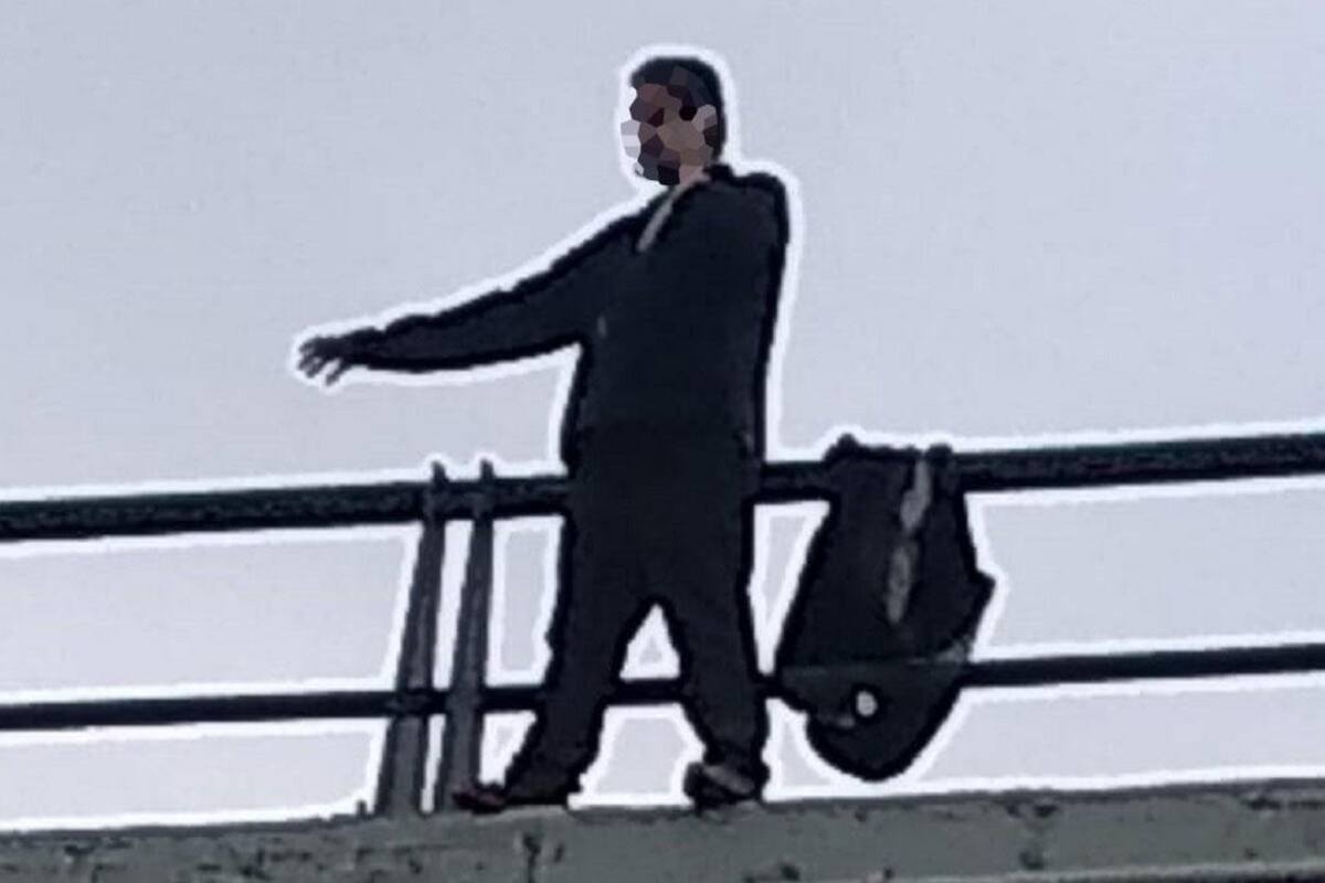 Hombre intenta lanzarse de puente en Vía Rápida Poniente de Tijuana