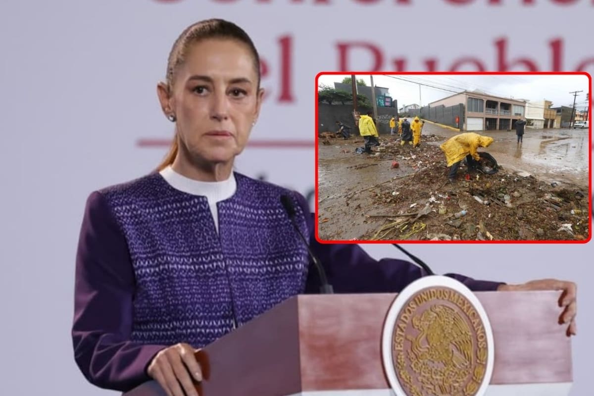 Rachel deja mil 500 viviendas afectadas en Baja California; Sheinbaum anuncia visita de Bienestar