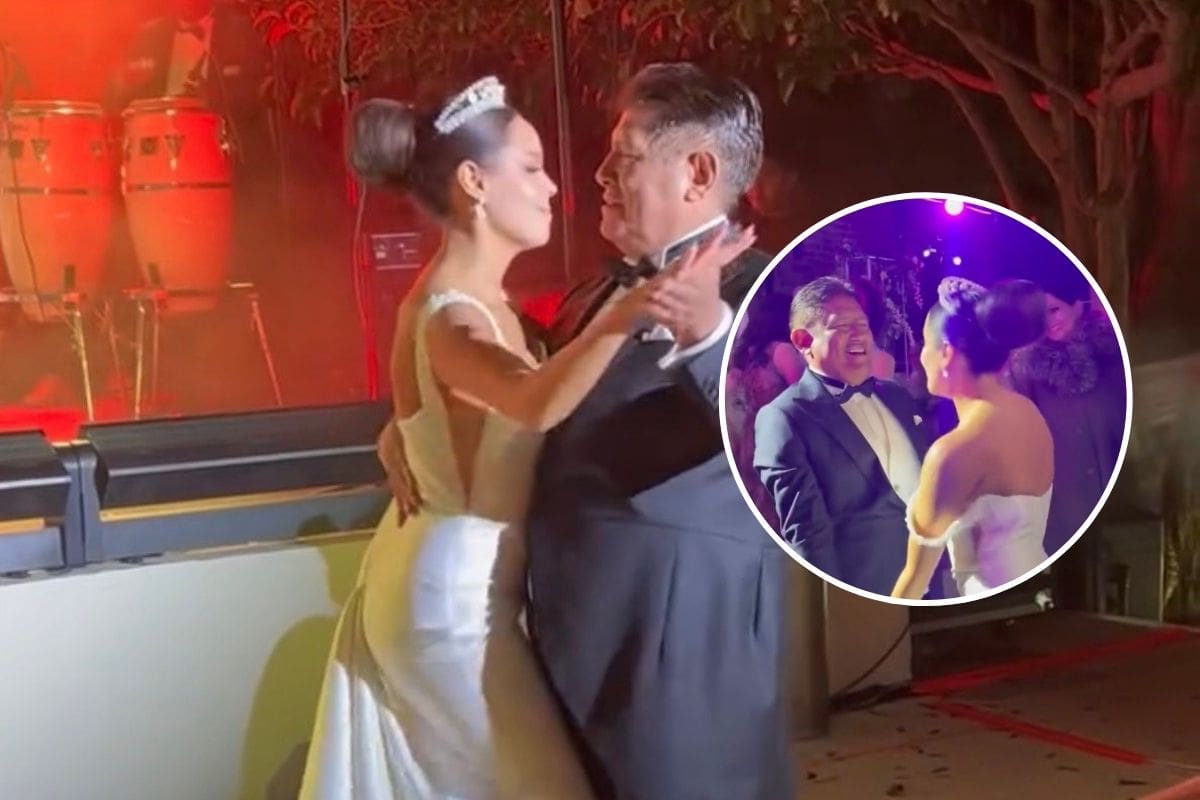 Juan Osorio, de 68 años, y Eva Daniela, de 30, celebran su boda con lujo, emoción y fuegos artificiales