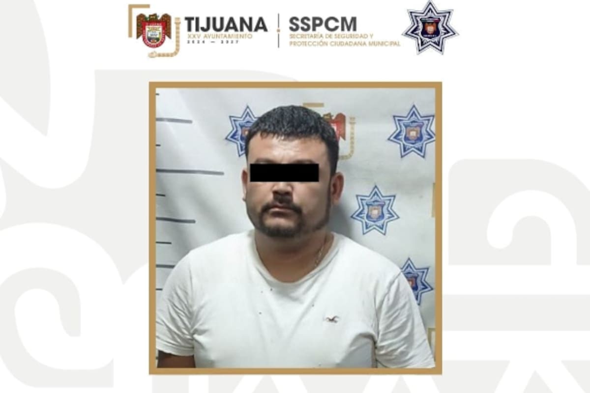 Detienen a presunto agresor armado tras ataque en la colonia Cumbres de Tijuana