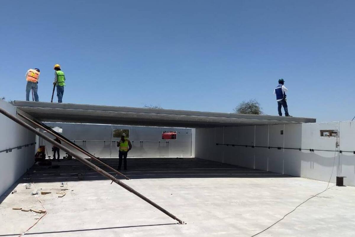 Proyectan que módulo Covid del IMSS Obregón quede listo en 3 semanas