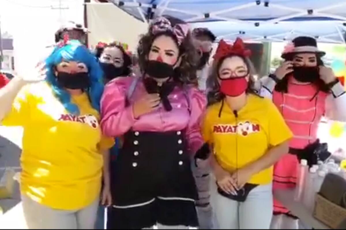 Payasos de Hermosillo instalan dos centros de acopio para recaudar artículos