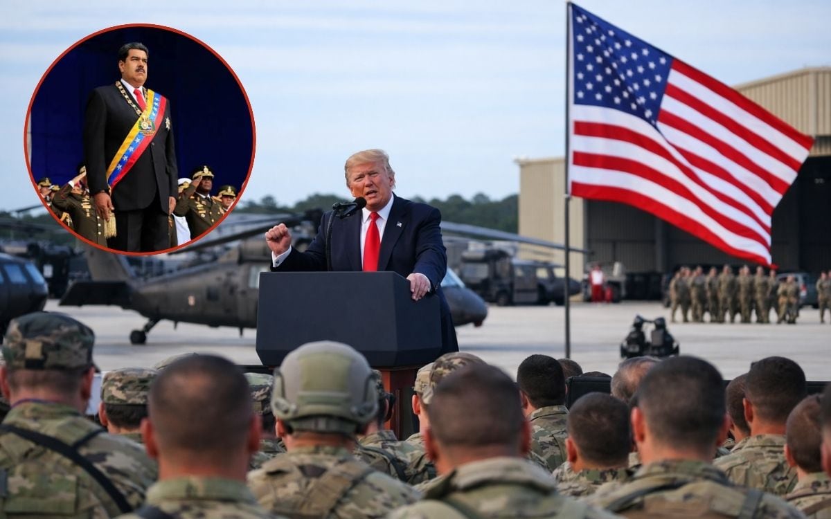 Desde una base militar en Carolina del Norte, Trump presume la operación que llevó a la captura de Maduro y afirma que “nadie había visto algo así”. | Reuters/Generada con IA