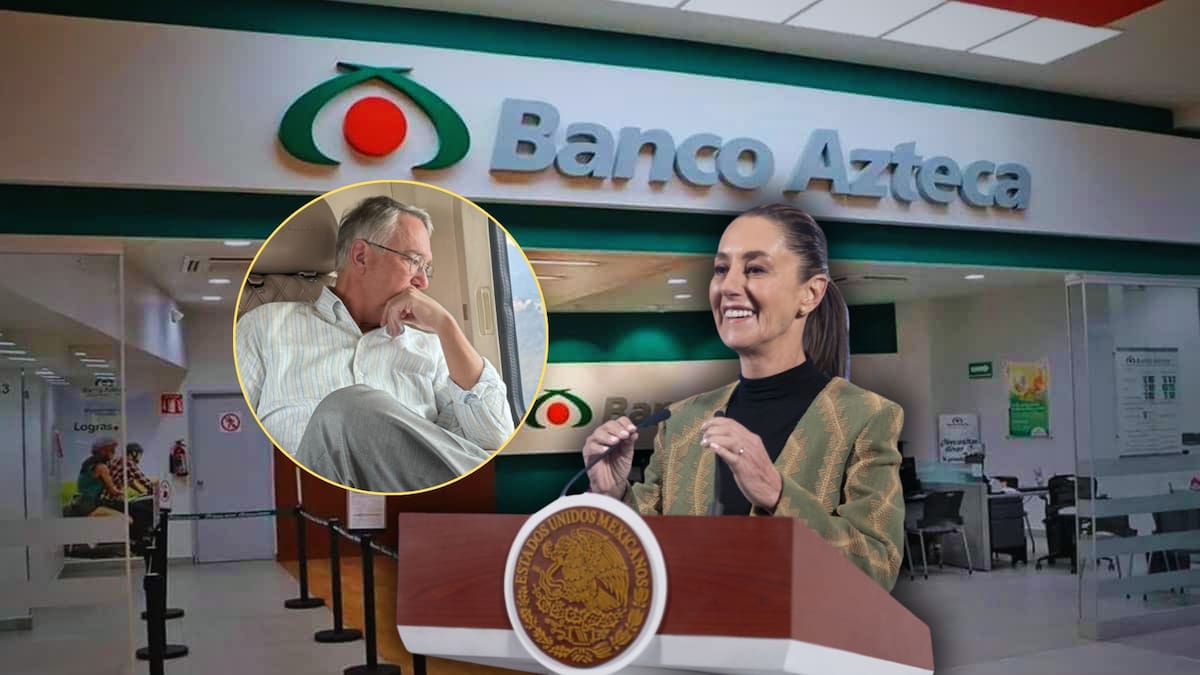 ¡Otro golpe para Ricardo Salinas Pliego! Claudia Sheinbaum confirma que Banco Azteca y otros bancos privados ya no pueden ofrecer servicio de cobro de impuestos porque “jineteaban” el dinero
