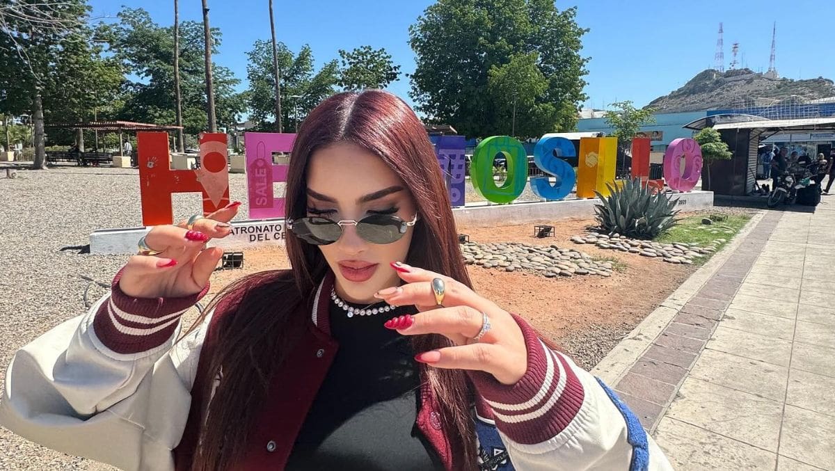 Kimberly Loaiza llega a Hermosillo y es vista en el centro de la ciudad